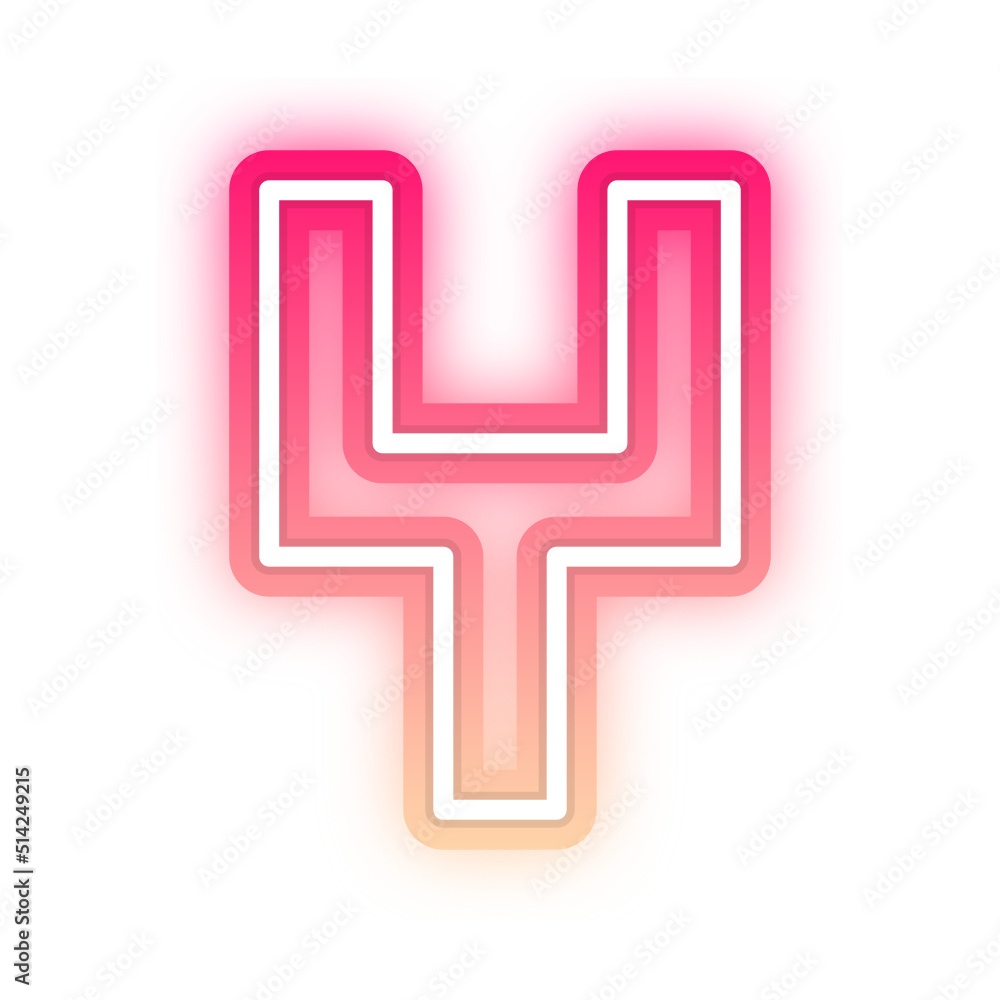 gradient neon alphabet letter font gradient neon alphabet letter font