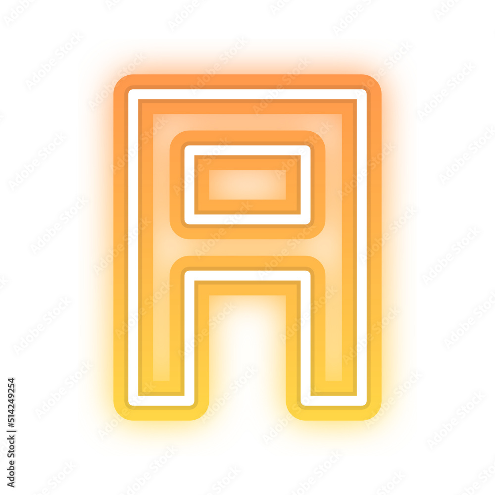 gradient neon alphabet letter font gradient neon alphabet letter font