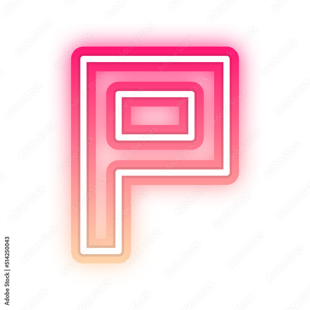 gradient neon alphabet letter font gradient neon alphabet letter font