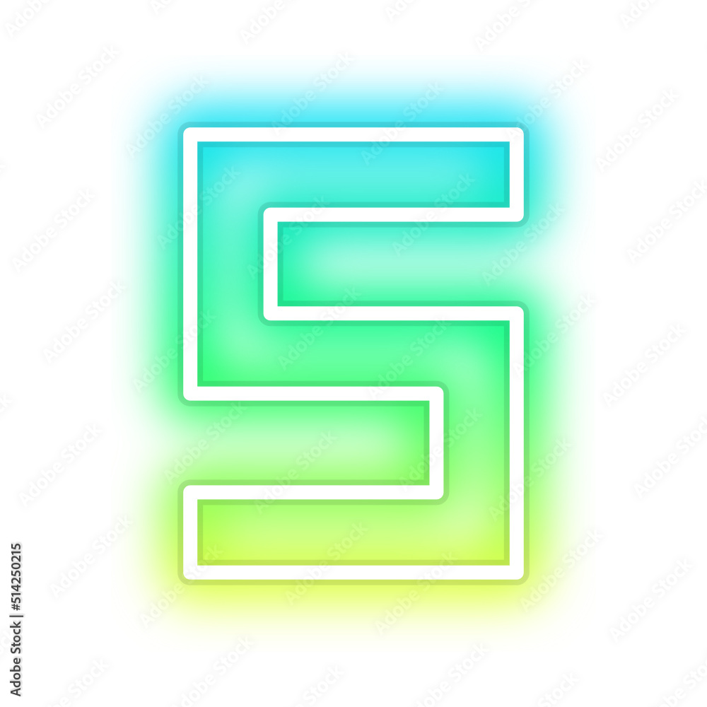 gradient neon alphabet letter font gradient neon alphabet letter font