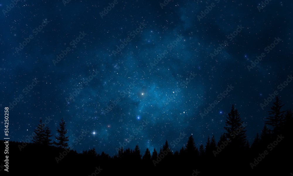 Naklejka premium Night Background Very Cool