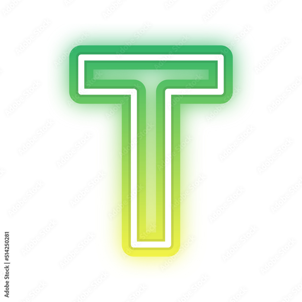 gradient neon alphabet letter font gradient neon alphabet letter font