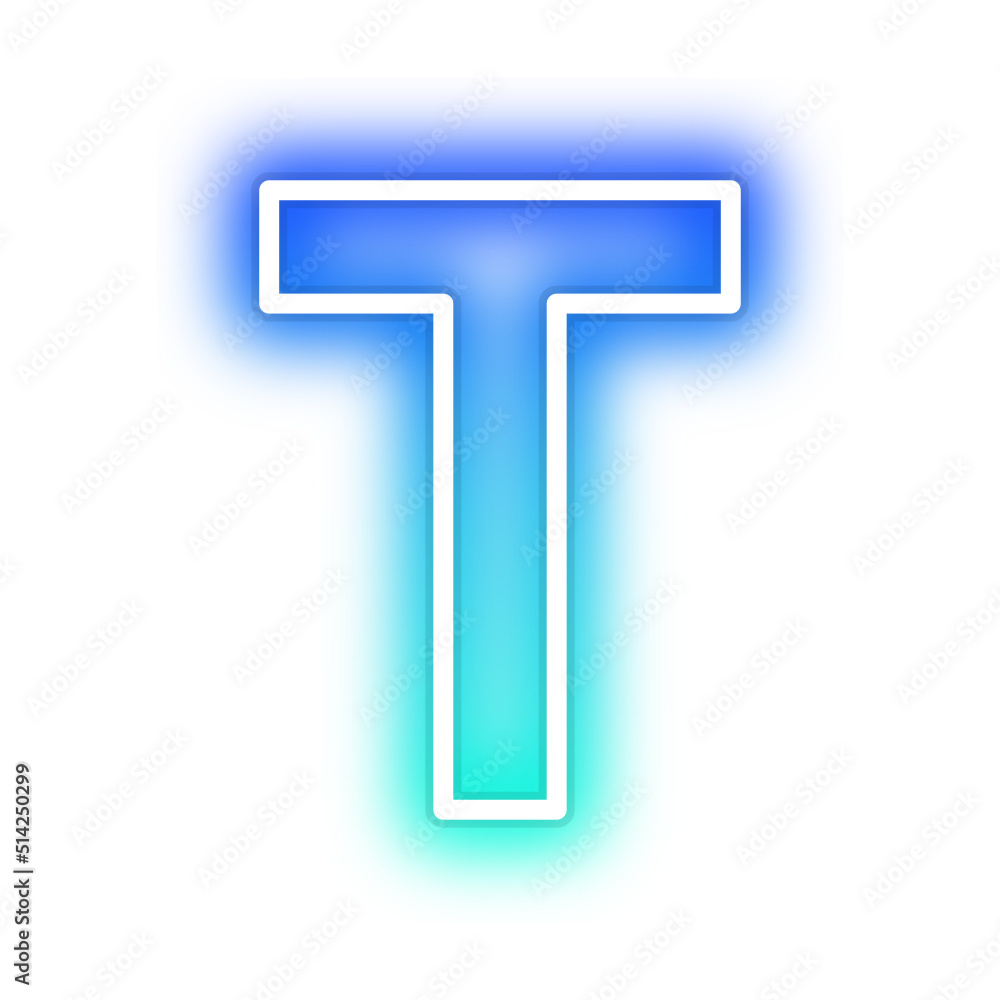 gradient neon alphabet letter font gradient neon alphabet letter font