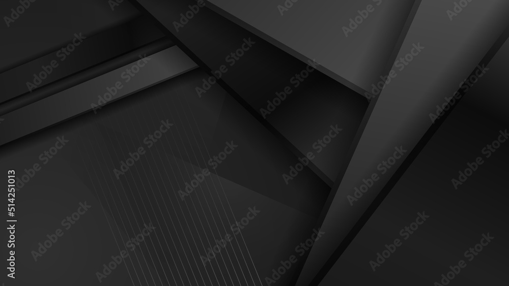 Abstract black background. Vector abstract graphic design banner pattern background template. Abstract black background. Vector abstract graphic design banner pattern background template.