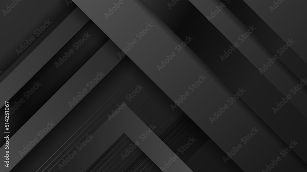 Obraz premium Abstract black background. Vector abstract graphic design banner pattern background template.