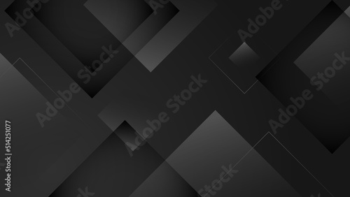 Abstract black background. Vector abstract graphic design banner pattern background template. © Roisa
