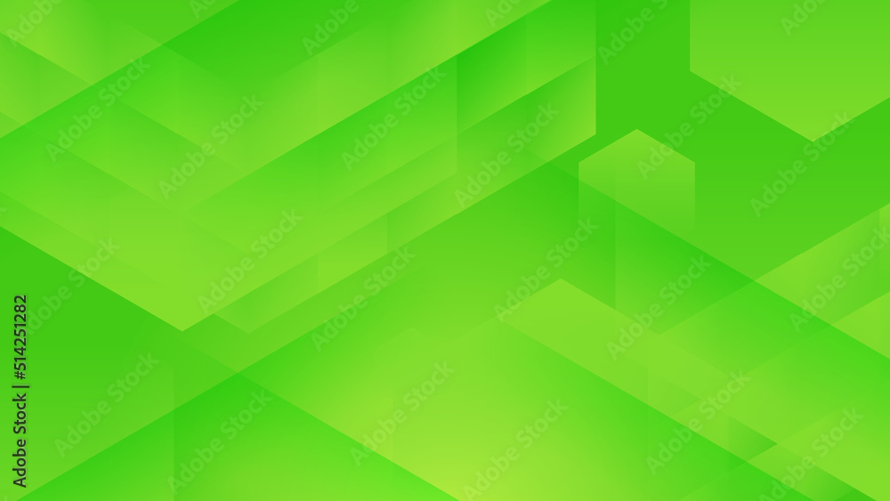 Obraz premium Abstract green background. Vector abstract graphic design banner pattern background template.