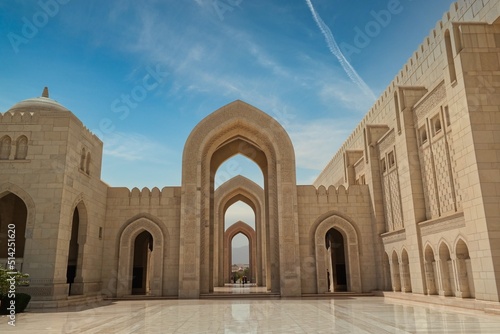 The Sultan Qaboos Grand Mosque in Muscat