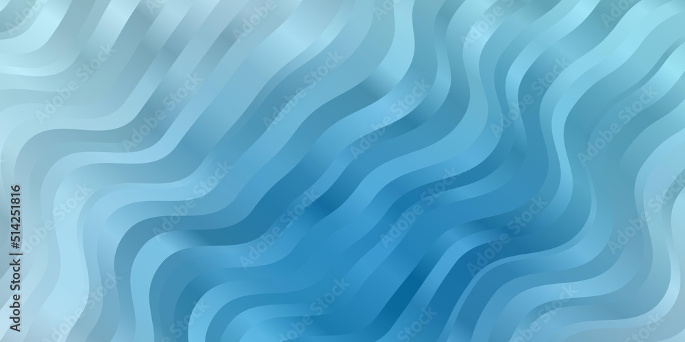 Light BLUE vector pattern with curved lines. Light BLUE vector pattern with curved lines.