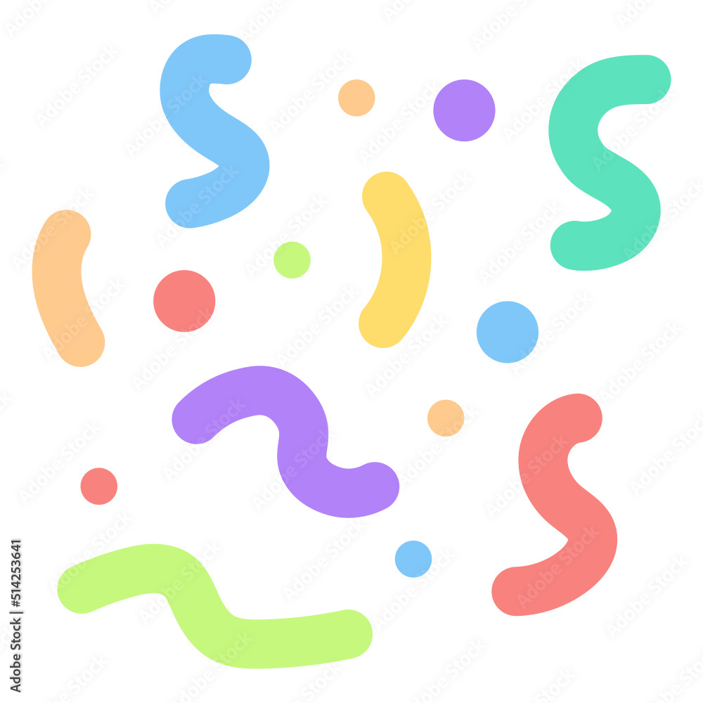colorful confetti element colorful confetti element