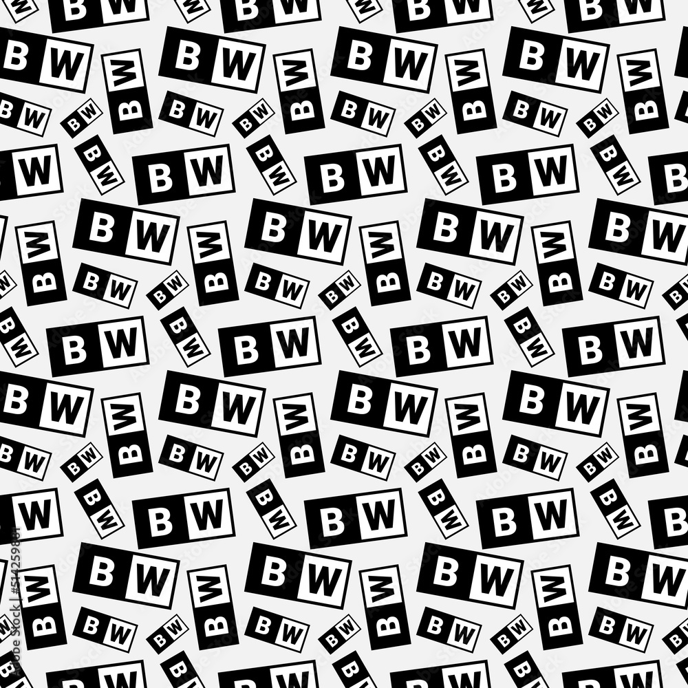 cute black and white abstract icon seamless pattern cute black and white abstract icon seamless pattern