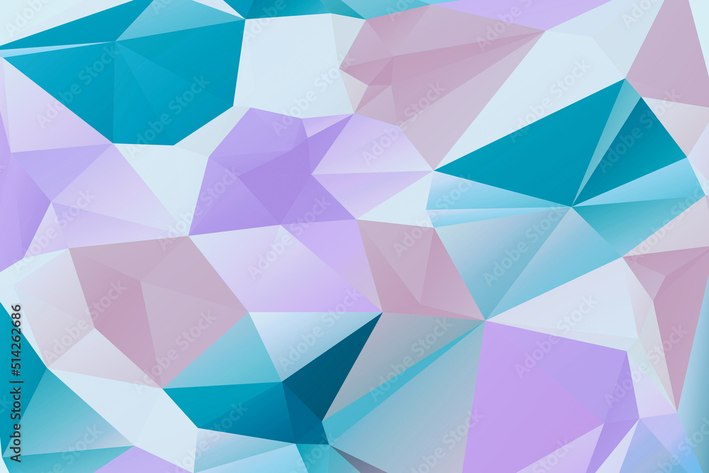 Fototapeta premium Geometric Abstract Background Low Poly Design
