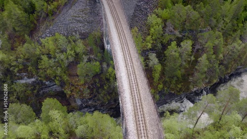 Old train bridge in western Norway 