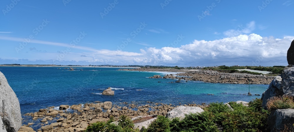 Schöne bretonische Küstenlandschaft