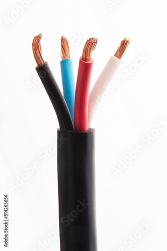 fios de eletricidade, cabos eletricos, fios de cobre