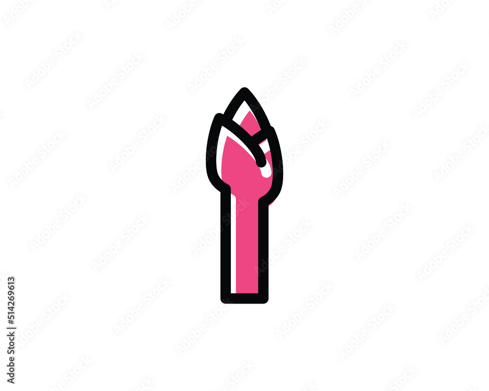 Asparagus thin line vector icon. Asparagus simple organic food linear sign. Vegan natural bio vegetable pictogram. Two garden asparagus or sparrow grass line art vector icon for vegetable apps and web