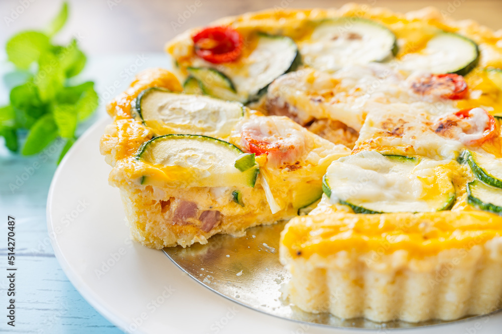 ホットケーキミックスのキッシュ ホットケーキミックスのキッシュ