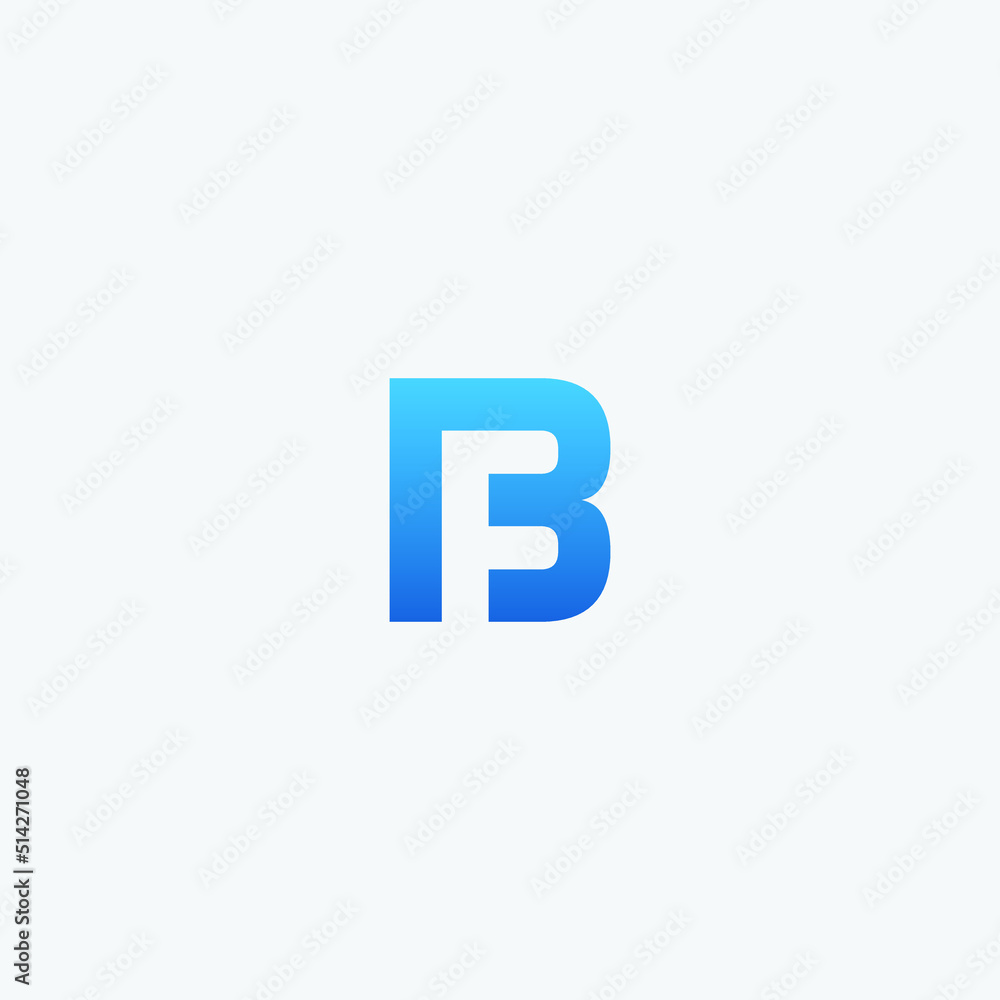 Abstract BF Letter logo vector template design. Abstract BF Letter logo vector template design.