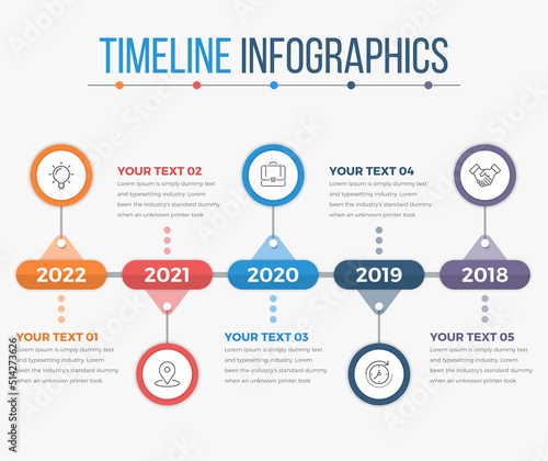 Modern Timeline Infographics