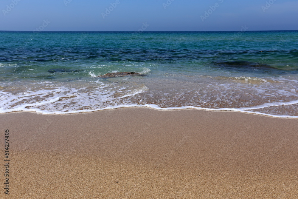 Mediterranean coast in northern Israel