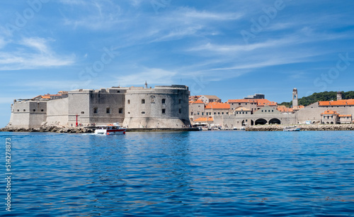 Fototapeta Naklejka Na Ścianę i Meble -  Approaching St. Johns Ft. Old Town Dubrovnik