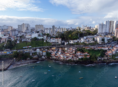 The beautiful and extensive Salvador  one of the largest capitals of Brazil in Bahia
