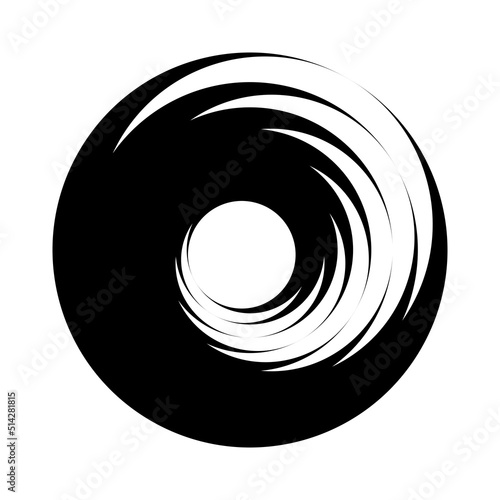 Abstract Circle Swirl Icon....