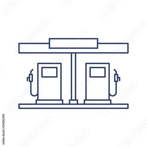 Petrol filling station icon