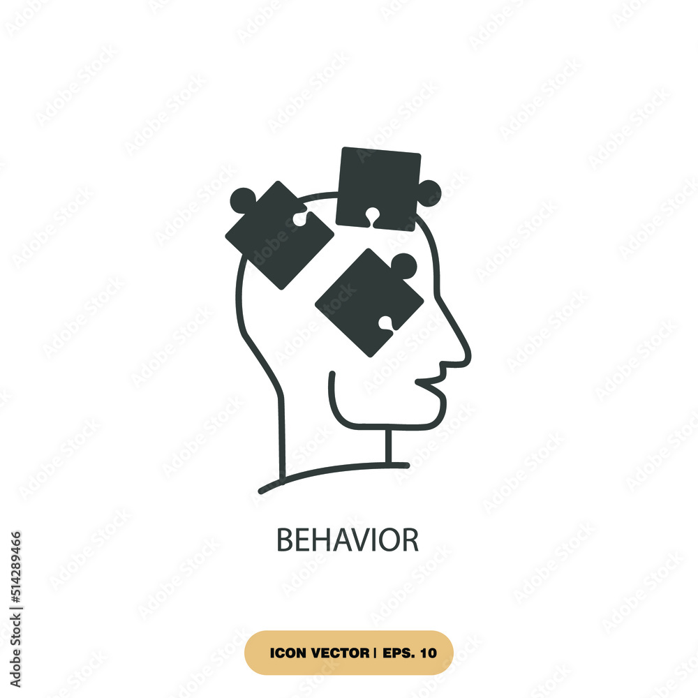 behavior icons symbol vector elements for infographic web behavior icons symbol vector elements for infographic web