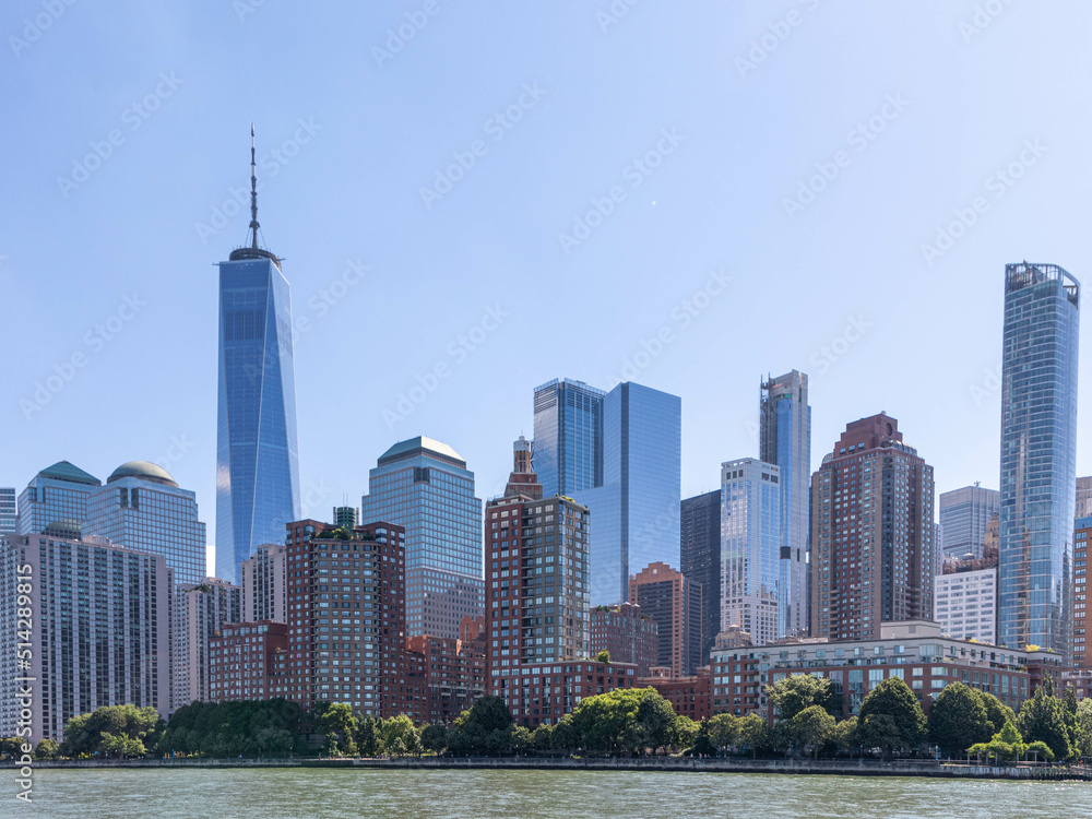 Obraz premium New York City Skyline | Water View