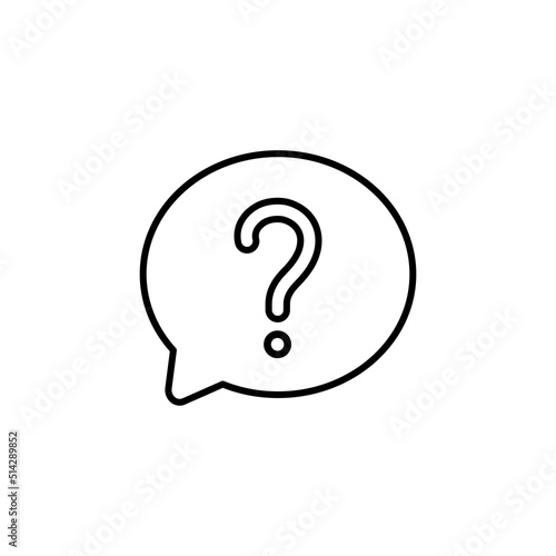 Question Mark Icon - Vector, Sign and Symbol for Design, Presentation, Website or Apps Elements. eps 10