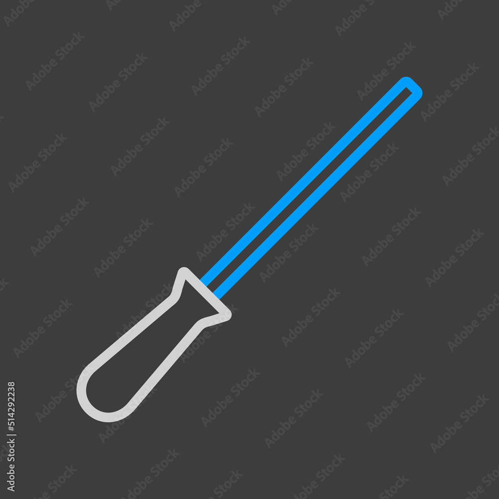 Knife sharpener vector icon. Kitchen appliances Knife sharpener vector icon. Kitchen appliances