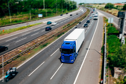 Lorry traffic on the motorway, United Kingdom  © MelaniePhotos