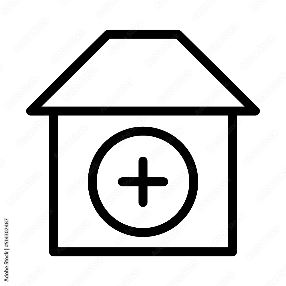 Obraz premium hospital icon