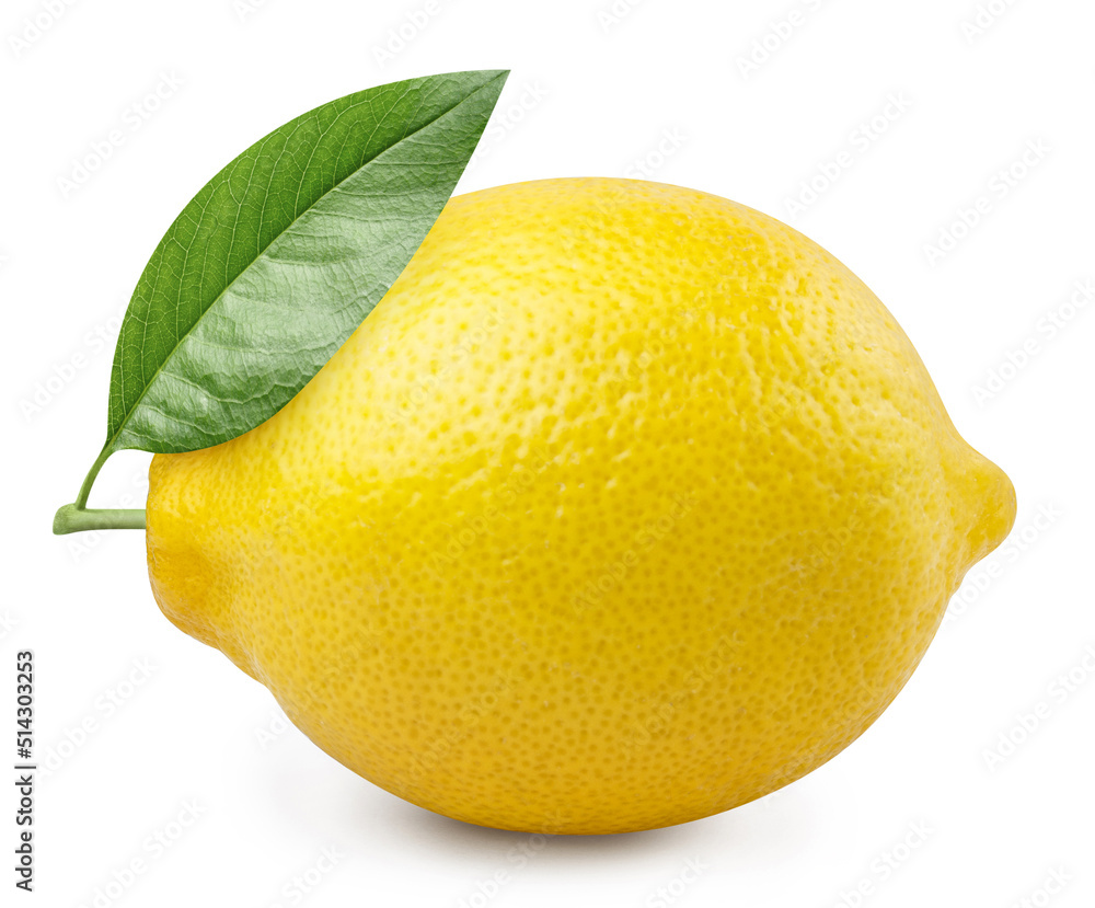 Delicious lemon fruit, isolated on white background Delicious lemon fruit, isolated on white background