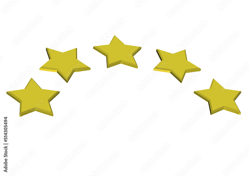 Fototapeta premium Gold Stars.