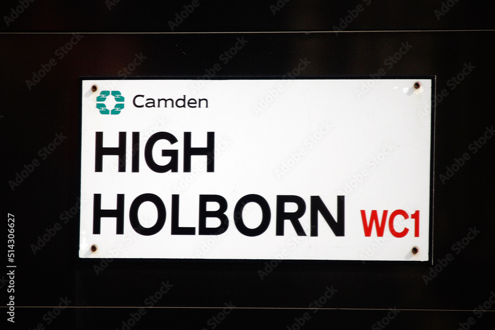 London Street Sign - High Holborn