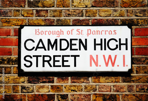 London Street Sign, Camden #514306884