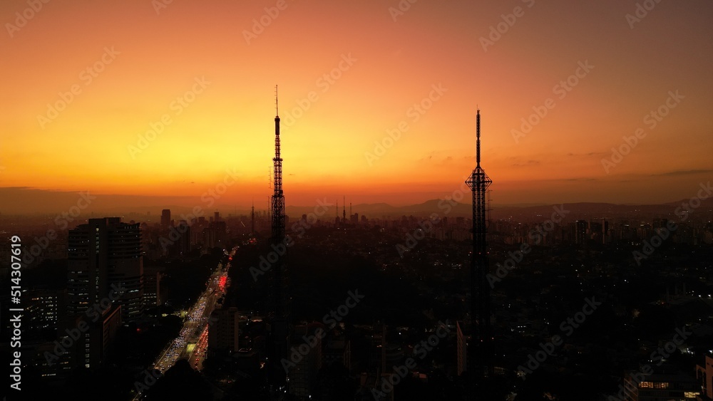 Naklejka premium CitySky São Paulo