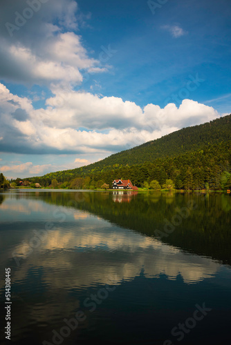 Bolu Golcuk Nature Park. Travel to Turkey background photo