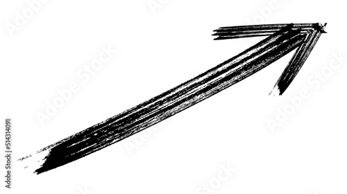 矢印・ブラシ・躍動・記号・アイコン