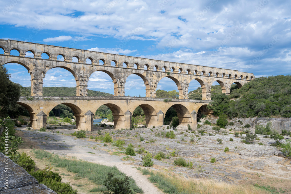 Pont du Gard en été