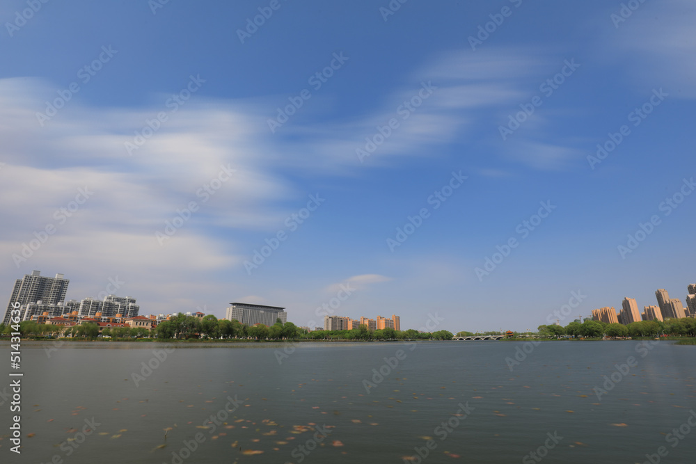 Waterfront City Architectural scenery, North China