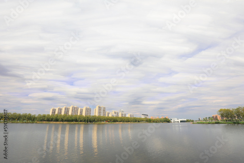 Waterfront City Architectural scenery, North China