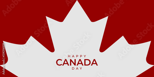 happy canada day vector background