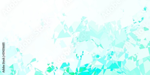 Light green vector background with random forms.