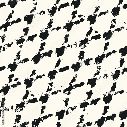 Splattered Ink Textured Grid Pattern