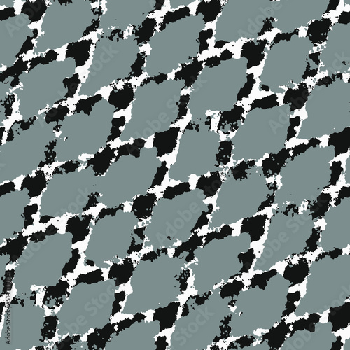 Abstract Splattered Textured Grid Pattern