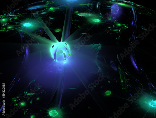 Imaginatory fractal abstract background Image