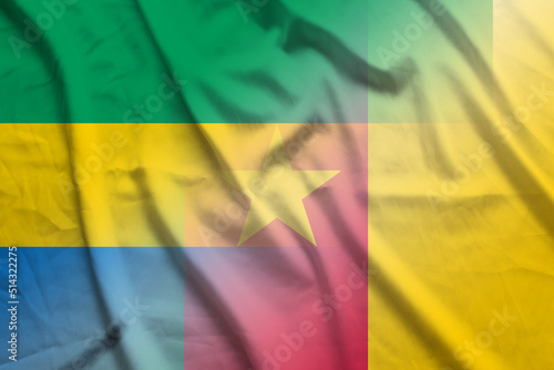 Gabon and Cameroon government flag international negotiation KHM GAB